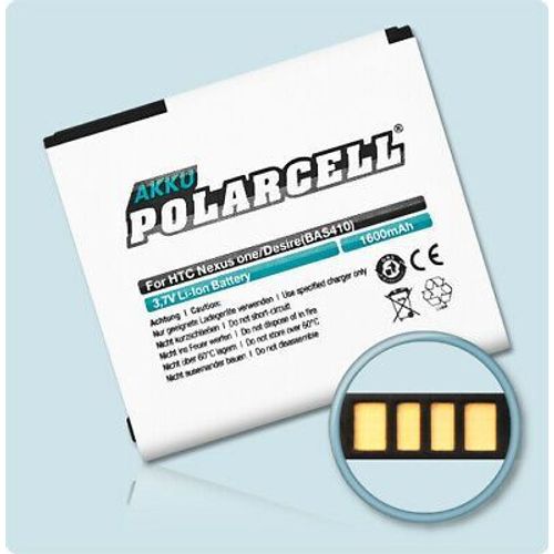 Batterie Li-Ion 3.7v 1600 Mah Haut De Gamme Pour Smartphone Et Mobile Htc Desire (A8181) De Marque Polarcell®