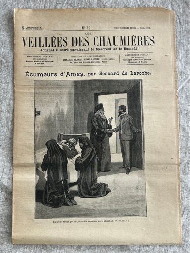 Les Veillées Des Chaumières . 24 Mai 1899. No 59. Journal, Illustré Paraissant Le Mercredi Et Le Samedi. 