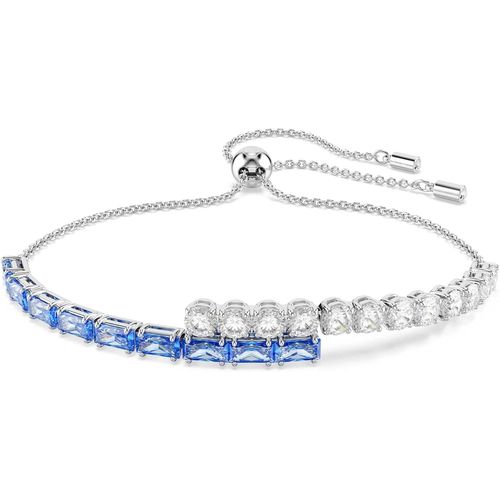 Matrix Collection,Mixed Cuts,Blue,Rhodium Plated