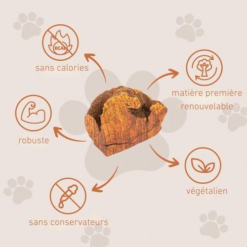 Lot De 3 Racines À Mâcher Pour Chien (Taille M)-Bois À Mâcher Naturel En Bruyère D'arbre-Jouet À Mâcher Durable Et Sans Éclats-Soin Dentaire Et Emploi-Alternative Au Bois De Café