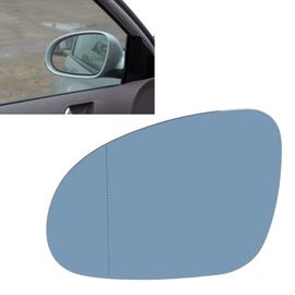 Rétroviseur Latéral Chauffant En Verre Bleu, Anti-Buée, Dégivrage De La Porte, Plaque De Rétroviseur Chauffante Pour Vw Golf Gti Jetta Mk5 Passat