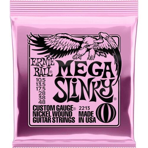 Ernie Ball 2213 - Jeu De Cordes Guitare Électrique Mega Slinky - 10,5-48