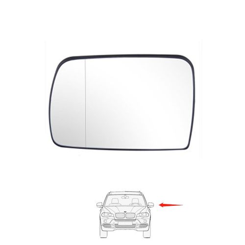 Rétroviseur Latéral Chauffant En Verre, Anti-Buée, Ailes De Miroir Adaptées À La Bmw X5 E53 1999 ¿ 2006, Accessoires De Voiture
