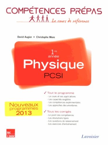Physique 1re Année Pcsi