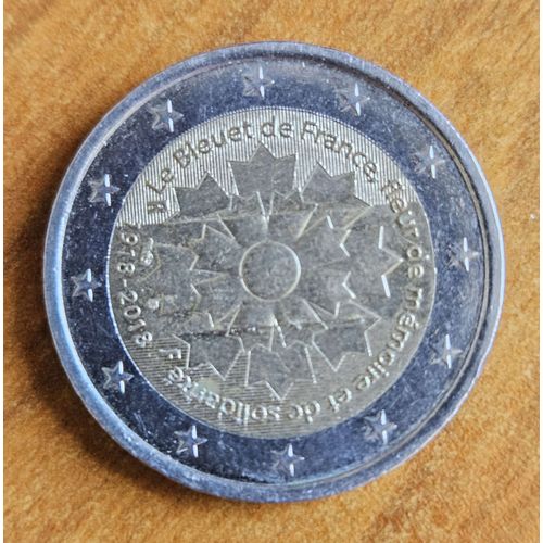 Piece 2 Euros Bleuet De France