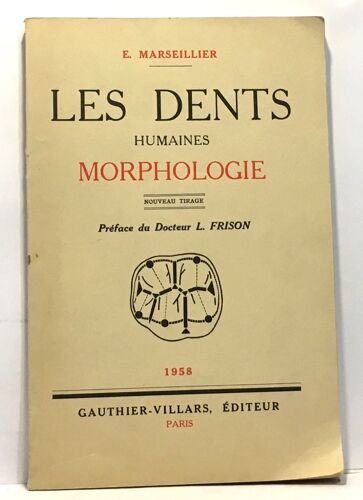 Les Dents Humaines Morphologie -Préface Du Docteur L. Frison