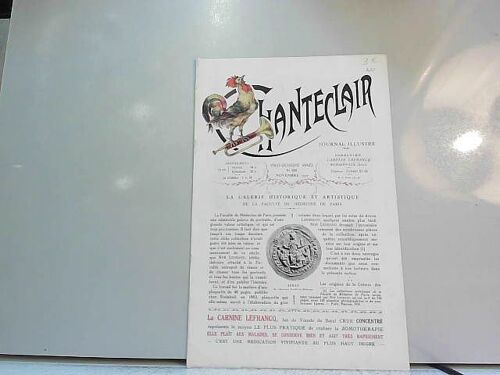 Chanteclair, Journal Illustré N°239 Novembre 1927