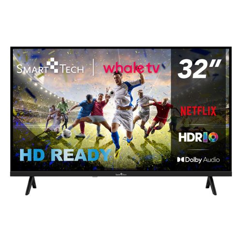 Smart Tech OS-32HH01K - 32" (80 cm) - Smart TV LED HD Whale Molotov, Netflix, Prime Video, Disney+ 3xHDMI - 2xUSB -Dolby Digital+