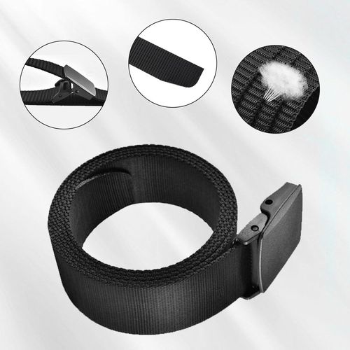 Tzf-2 Pièces Ceinture Tactique Militaire, 130cm Ajustable Ceinture En Nylon Homme, Ceinture De Travail Ceinture Pour Homme, Ceinture En Toile, Rapide À Travers La Sécurité De L'aéroport