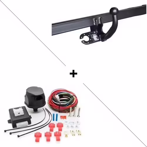 Attelage Renault Clio 4 Berline (11/12-) Col De Cygne + Faisceau Universel 7 Broches + Boitier Électronique - France Attelage