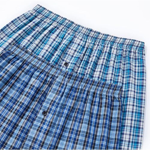 Tzf-Calecon Homme Tissé Boxer Homme Coton Respirant Calecon Americain Homme Grande Boxer Homme Lot 6 Et 10 (S-6xl)