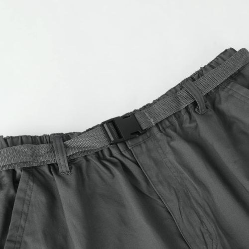 Tzf-Homme 3/4 Short Cargo Eté En Coton Pantacourt Décontracté Pantalon De Travail Court Avec Multi-Poches Pantalon De Loisir Casual Sport Avec Ceinture