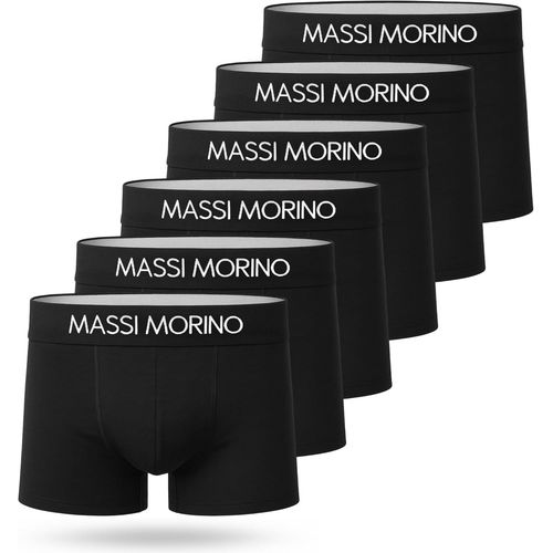 Tzf-Boxers Homme En Coton (Lot De 6 Ou À L`Unité) | Sous-Vêtements Noirs Pour Homme Avec Large Ceinture Élastique | Sans Étiquette & Respirants (S À Xxl)