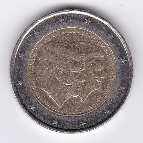 Pays-Bas 2 Euros 2014 Commémorative Double Portrait Abdication De La Reine Béatrix Et Accession Du Prince Willem-Alexander