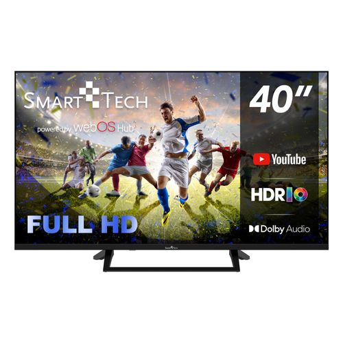 Smart Tech OS-40FW01V1 - 40" (100 cm) - Smart TV LED Full HD Web Molotov, Netflix, Prime Video, Disney+ 3xHDMI - 2xUSB - Dolby Audio