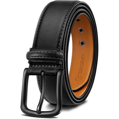 Cauc-Ceinture Hommes, Ceinture Cuir Ajustable Pour Cadeaux,Costumes,Habillés,Jeans Et Golf,Largeur 38mm,Coupe Sur Mesure