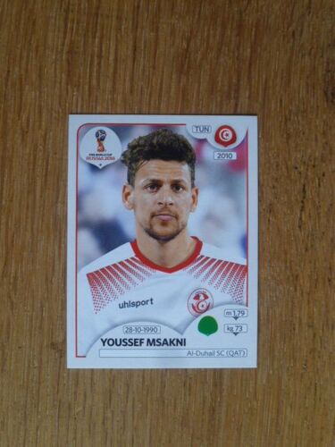 Image Panini 2018 Fifa World Cup Russie N°566 Youssef Msakni -Tunisie-