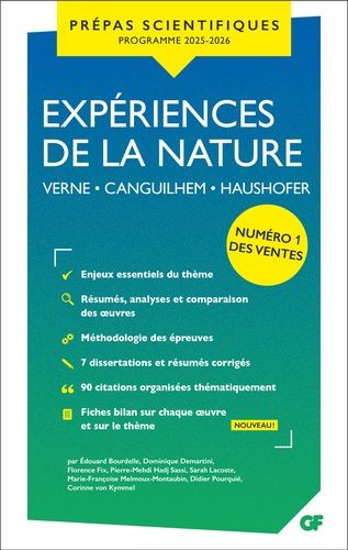 Expériences De La Nature Prépas Scientifiques - Verne, Canguilhem, Haushofer