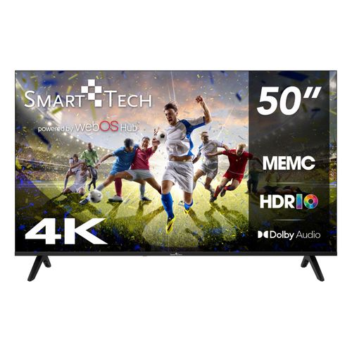 Smart Tech OS-50UW02K- 50" (127cm) - Smart TV LED 4K UHD  Web Molotov, Netflix, Prime Video, Disney+ - 3xHDMI - 2xUSB - MEMC- Dolby Audio
