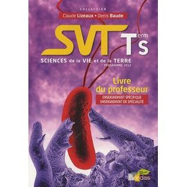 Svt Tle S Livre Du Professeur - Programme 2012