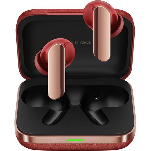 SUBZONAL-Air 7 Pro Écouteurs Bluetooth avec Réduction Active de Bruit AI, Audio Hi-Res LHDC, Double DAC, Autonomie 48h+, ANC Personnalisable, Rouge Flamboyant
