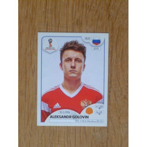 Image Panini 2018 Fifa World Cup Russie N°43 Aleksandr Golovin -Russie-