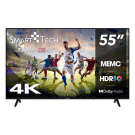 Smart Tech OS-55UW02K - 55" (139 cm) - Smart TV LED 4K UHD Web Molotov, Netflix, Prime Video, Disney+ - 3xHDMI - 2xUSB - MEMC- Dolby Audio
