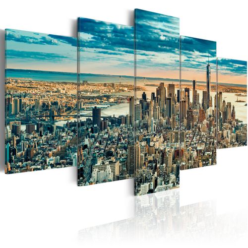 Tableau Villes NY: Dream City 200 x 100 cm