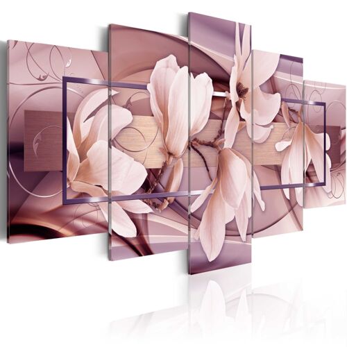 Tableau Fleurs Moody Flowers 200 x 100 cm