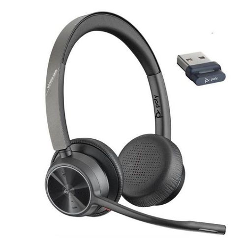 Casque Sans Fil Poly Voyager 4320 MS - (Stéréo - Bluetooth - USB-A) Noir