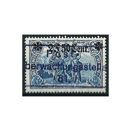 Belgique, Occupation Allemande 1916/18, Beau Timbre Yvert 37 - Timbre Allemand De 1905 (Poste D'étape) Surchargé "2f50", Sans Le Mot Belgien, Oblitéré, Cote 55 €Uros, Tbe