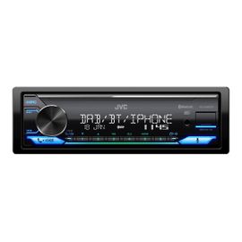 JVC KD-X482DBT - Automobile - récepteur numérique - intégrée dans le tableau de bord - DIN unique - 50 Watts x 4