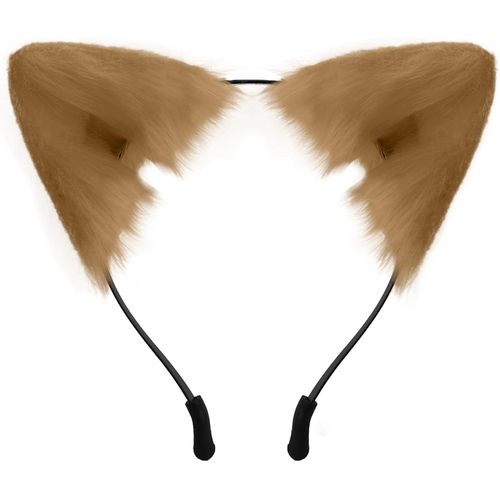 Tzf-Oreille De Chat,Serre Tete Chat,Bandeau Oreille Femme,Serre Tete Halloween,Deguisement Chat,Oreille Chat Serre Tete Kaki,Cosplay Chat Renard,Serre Tete Noël Saint Valentin,Accessoires Fête