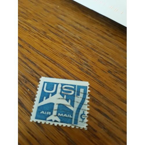 Timbre Usa Air Mail Oblitere Avion Tp4