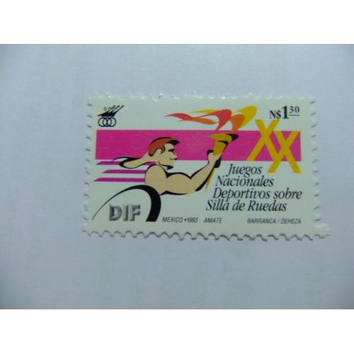 109 Mexico 1993 / Juegos Nacionales Sobre Silla De Ruedas / Yvert 1494 Mnh