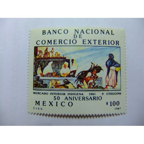 109 Mexico 1987 / Banco Nacional De Comercio Exterior / Yvert 1190 Mnh