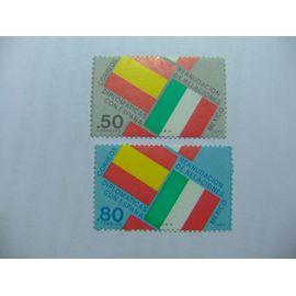 109 Mexico 1976 / Restableciendo Relaciones Diplomaticas Con España / Yverty 838 / 839 Mnh