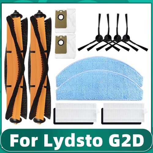 Pour Xiaomi Lydsto G2D/G2, Brosse Lat¿¿rale Principale, Filtre Hepa, Tissus, Vadrouille, Sac ? Poussi¿¿re, Remplacement, Aspirateur Robot, Accessoire, P 9109-May25969