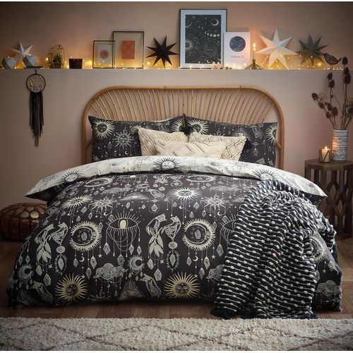 Tzf-Ensemble De Housse De Couette Constellation, Polycoton, Multicolore, Single