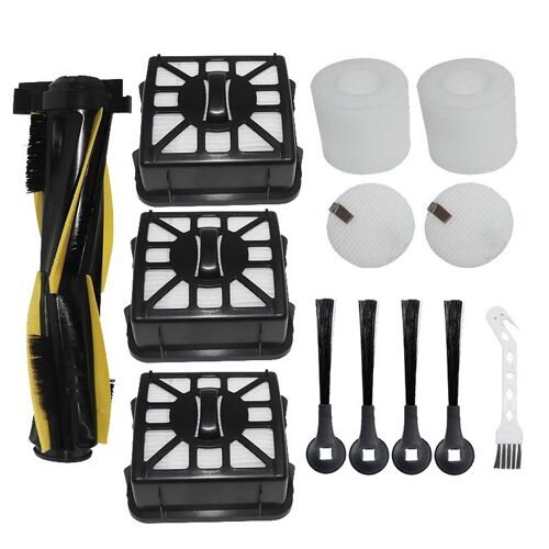 Pi¿¿ces De Rechange Pour Aspirateur Shark Iq R101Ae Rv1001Ae, Brosse ? Rouleau Principal, Brosses Lat¿¿rales, Filtre Hepa En Mousse Anti Poussi¿¿re 9109-May15195