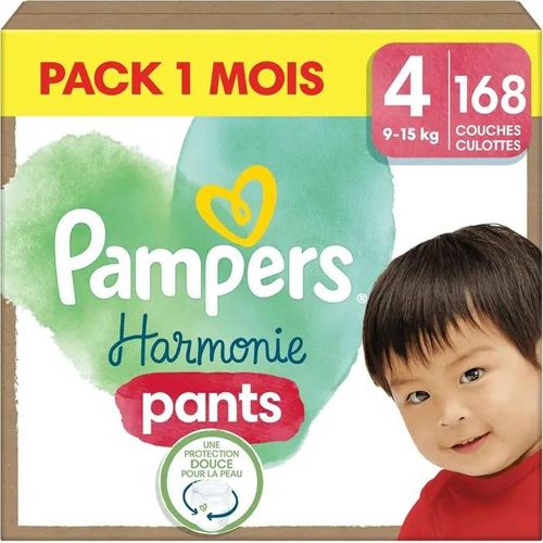 Pampers Harmonie Pants, Taille 4, 168 Couches-Culottes