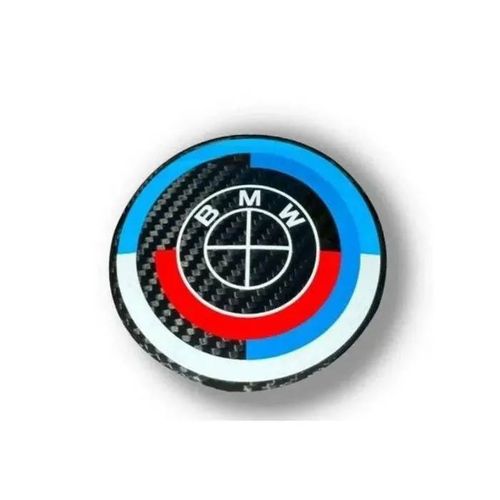Moyeu De Roue 4 X Centre De Roues Cache Moyeu Bmw Édition 50e Anniversaire Logo Bleu 68mm Diametre