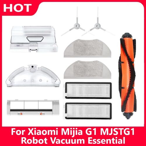 Pour Xiaomi Mijia G1 Mjstg1 Robot Aspirateur Essentiel Brosse Roulante Principale Brosse Lat¿¿rale Filtre Hepa Vadrouille Chiffon R¿¿servoir D'Eau Pi¿¿ce 9109-May28081