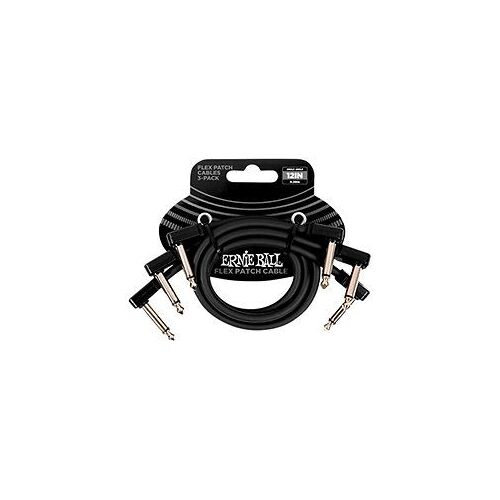 6445 Câble de patch Flex 30 cm Pack de 3 Black