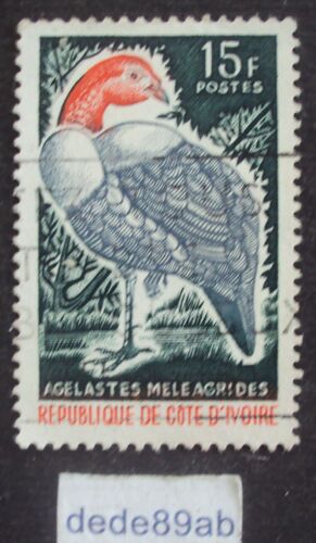 Côte D'ivoire.. 15f République De Côte D'ivoire . Oiseaux : Agelastres Meleagrides . Oblitéré.