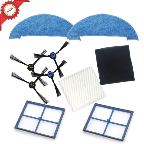 Kit De Remplacement De Filtre Hepa Pour Aspirateur Ilife V8S V8 X750 V80 X800 X785, Brosse Lat¿¿rale, Tampon De Vadrouille 9109-May21343