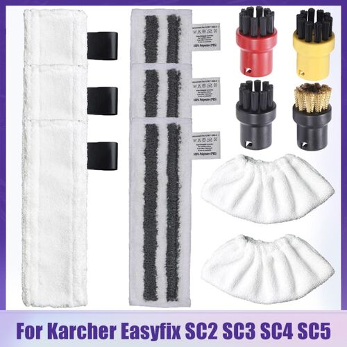 Tampons De Vadrouille En Microfibre Pour Aspirateur ? Main Karcher Easyfix Sc2 Sc3 Sc4 Sc5, Pi¿¿ces De Couverture En Tissu 9109-May24164