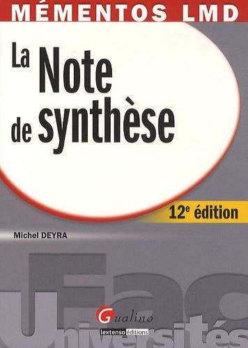 La Note De Synthèse