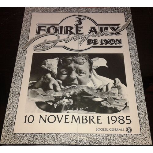 Eddy Mitchell Programme 3 Eme Foire Aux Disques De Lyon 1985 Avec Disque Souple