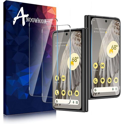 Kal-Verre Trempé Google Pixel Fold Film Protection Écran Ultra Résistant Aux Rayures Protecteur De Téléphone Portable Pour Écran Complet, 2 Pièces